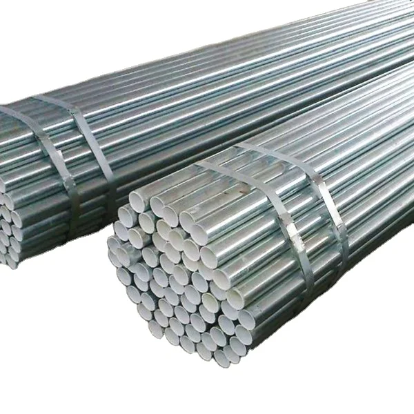 Tianjin dn50 hot dipped galvanized steel round pipe