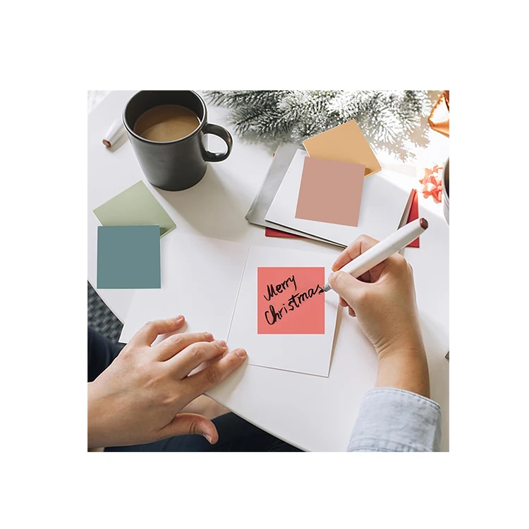 Tom art manufacturer Custom brand clear multi-colors paper bible Sticky Notes Memo Pads self-adhesive Sticky Notes for office