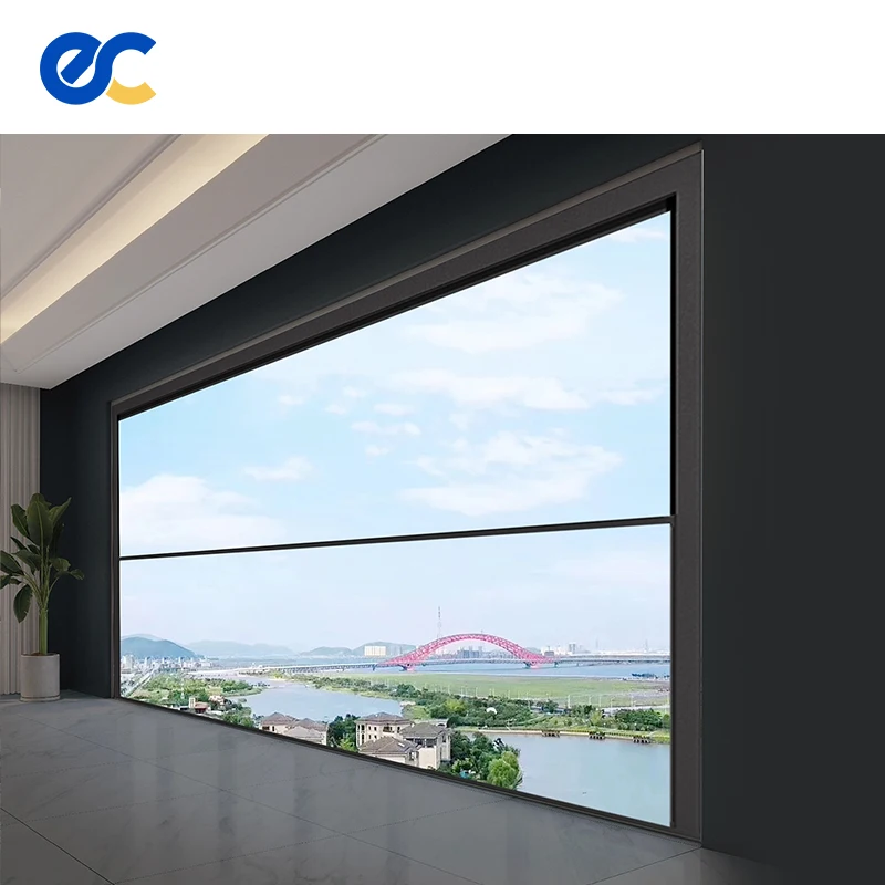Custom Motorized lifting Window Indoor Dust-Proof Automatic Lift Up Window