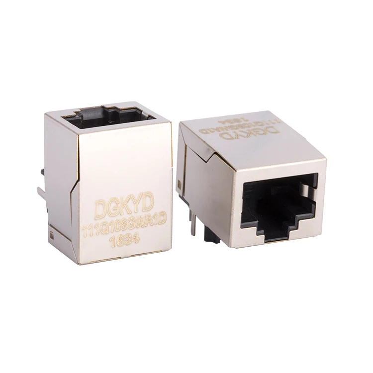 Factory price metal shielded gigabit ethernet rj45 connector