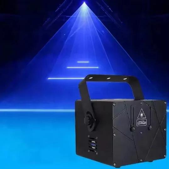 RGB анимационный лазер 5 Вт Полноцветный 3D сканер проектор диско-ди-джей свадебный свет