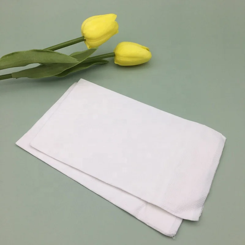 Высококачественная Экологически чистая ресторанная 1/8 складная бумажная салфетка обеденная