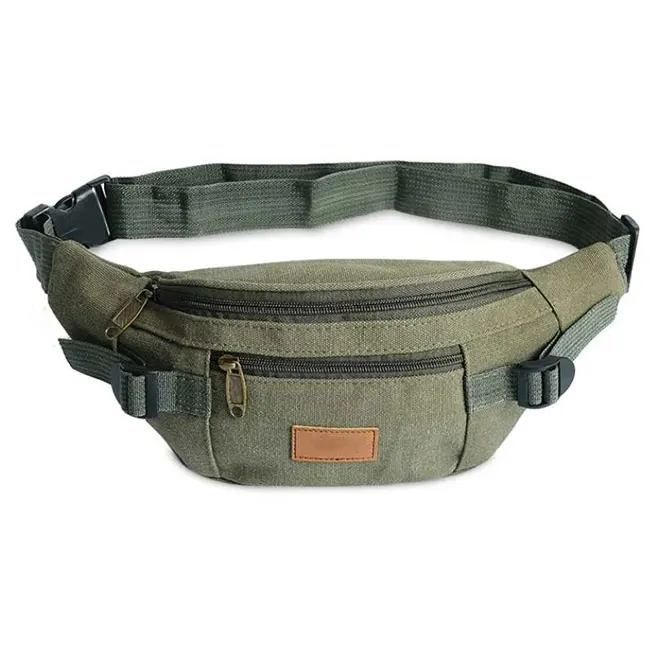 Винтажная спортивная мужская дорожная тактическая холщовая армейская поясная сумка для денег