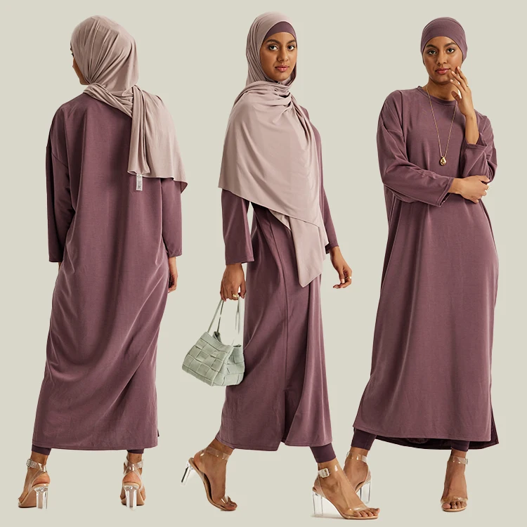 Hingto Custom High-End Premium High-Quality Islamic Clothing Traditional Muslim Clothing Abaya Women Muslim Dress