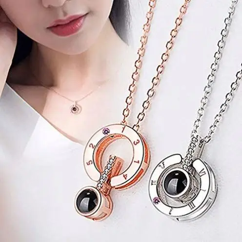 PAVOI 14K позолоченная маленькая точка ожерелье круглое с подвеской | Золотые ожерелья для женщин