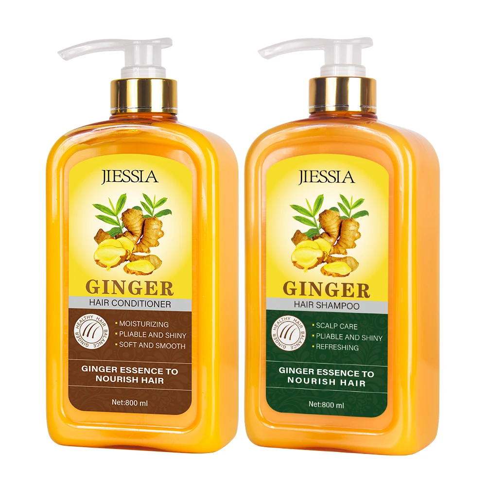 7 days king of ginger hair anti-loss hair care shampoo and conditioner set for women