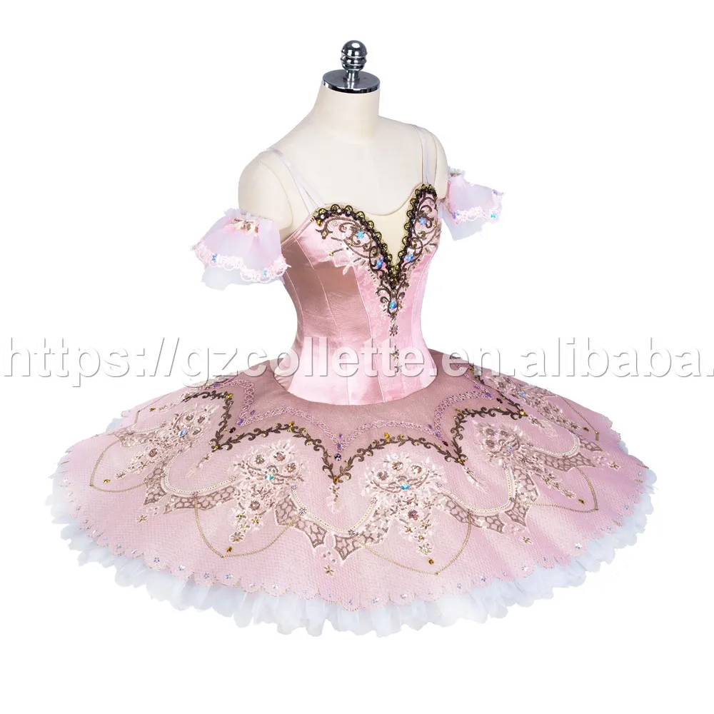 ballet tutu costume  adult customized classical pink fairy dance dress  women competition 12 layers Ballet  tutu professional