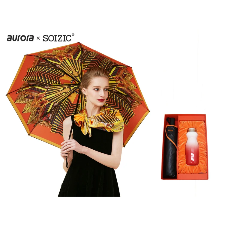
2021 new product ideas wholesale unique products in latest gadgets women Silk scarf gifts sets for mothers day gifts set 