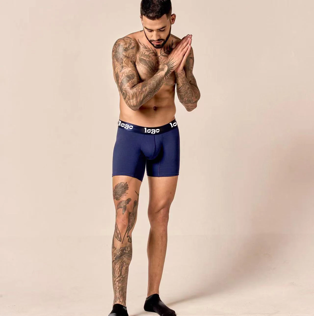 OEM ODM Factory Direct Supply Mens Cotton Boxers Briefs Custom Jacquard Men Underwear Boxers for Men