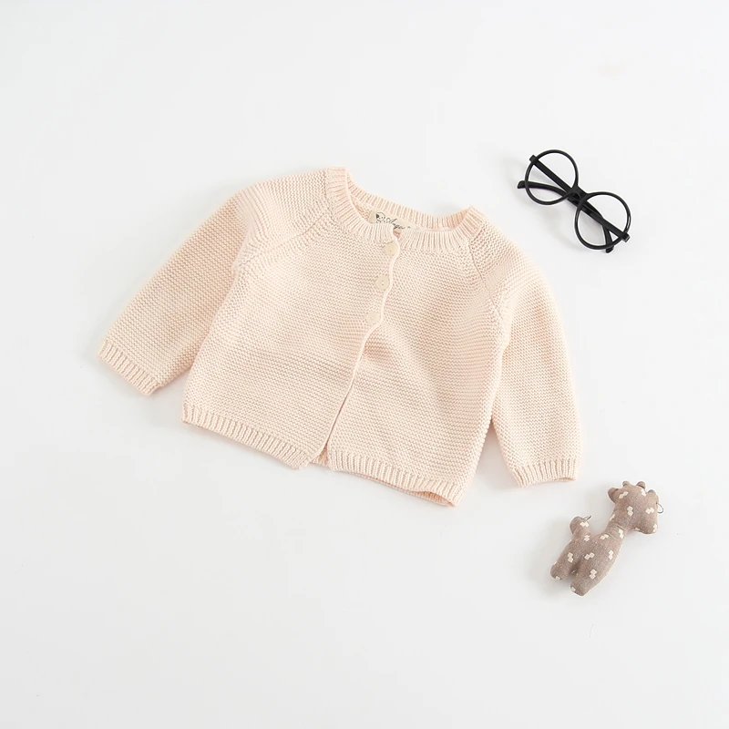 
Cotton knitted baby girls cardigan Fall coat clothes 