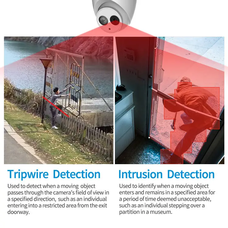 OEM DAHUA 5MP 8MP Motion Detection Starlight Black Turret Eyeball Network Camera 4MP 4K 6MP POE IP67 Bullet IP Camera