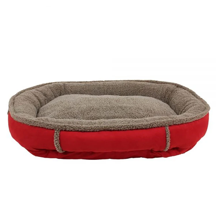 2023 New Arrival  Pet Beds Dog Bed Soft Neck Bolster Living Room Sleep Heated Donut Cat Dog Bed