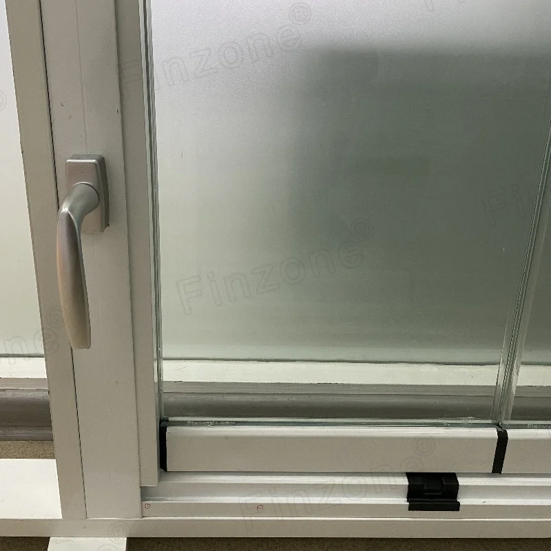 chic transparent Finzone exterior waterproof frameless folding glass door