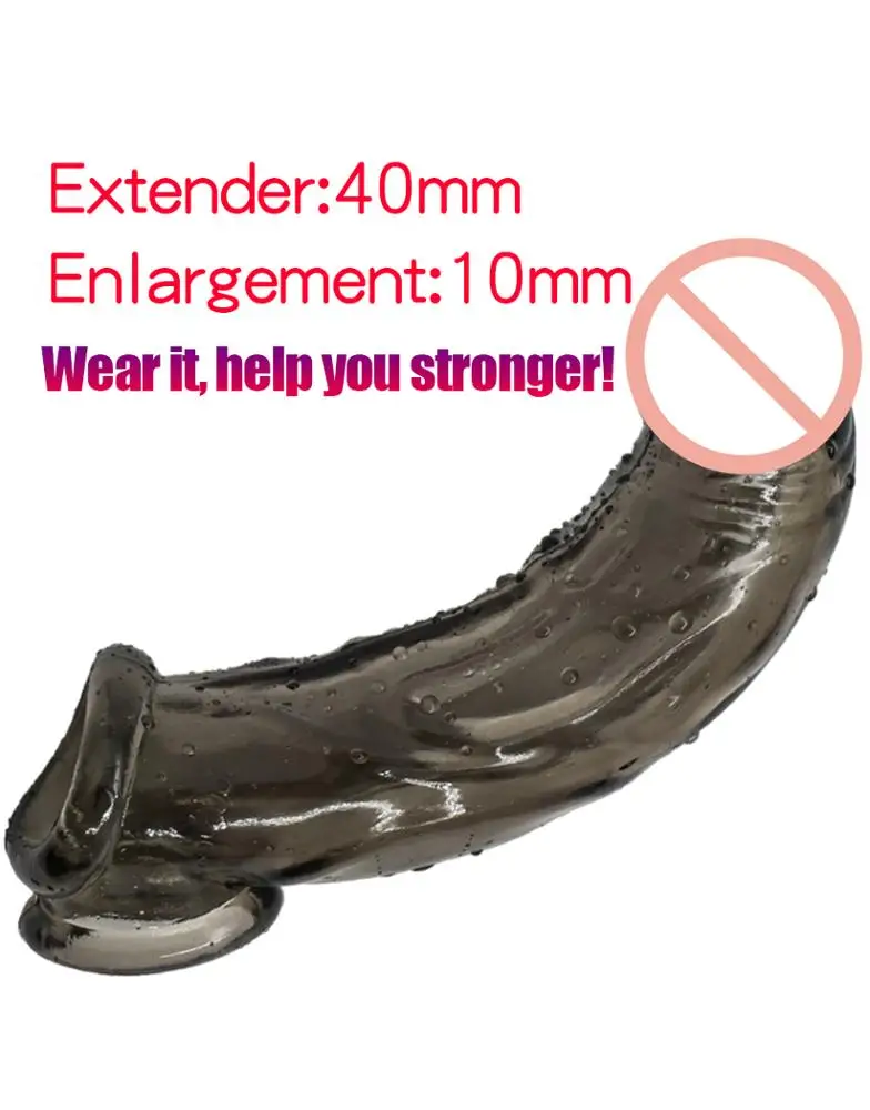 Hot sale dildo penis penis extension sleeve delay lasting double cock ring penis sleeve cock ring condom