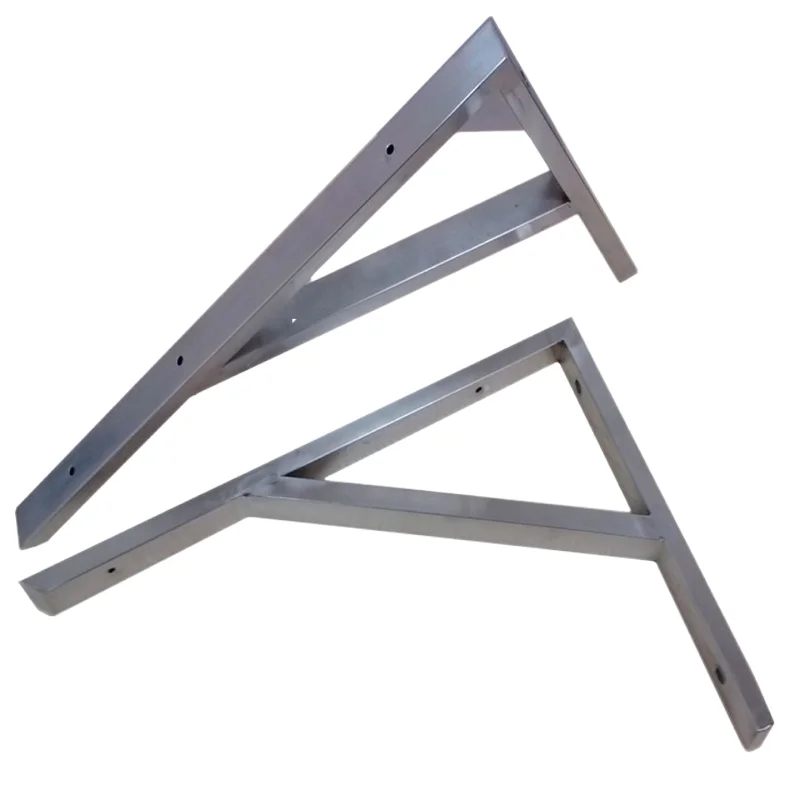 Stainless steel 201 304 Folding Bracket Shelf Support Brackets Wall Mounting Wall Hanging Angle Shelf Bracket