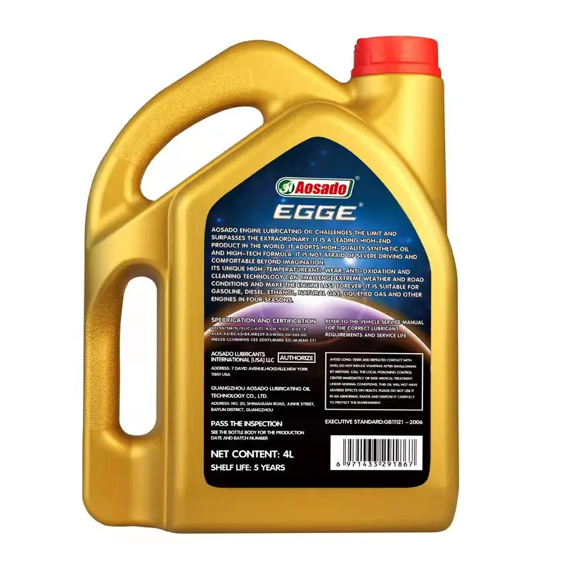 Vehicle Total Motor Lubricants Petrol 0W40 Car Lubricant Diesel Fully Synthetic Engine Oil