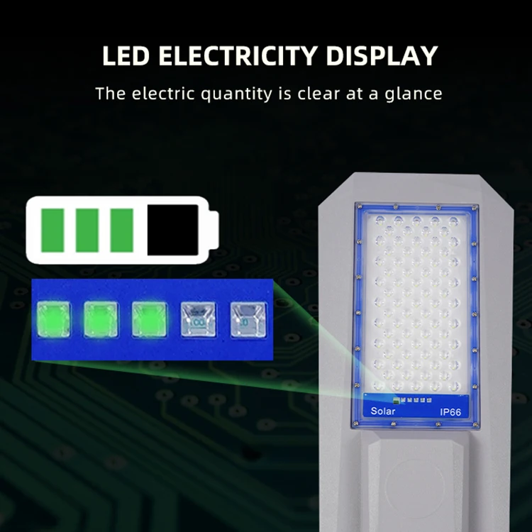 2024 New Arrival Ip65 Outdoor Split Solar Panels Die-cast Aluminum 100w 200w 300w Led Solar Street Light