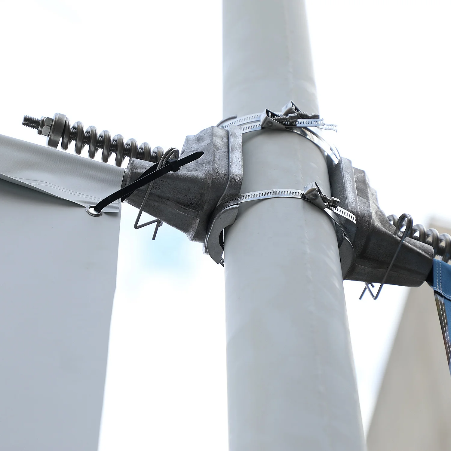 Portable Road Pole Poster Banner Double Sided Printing Flags Bracket Holder