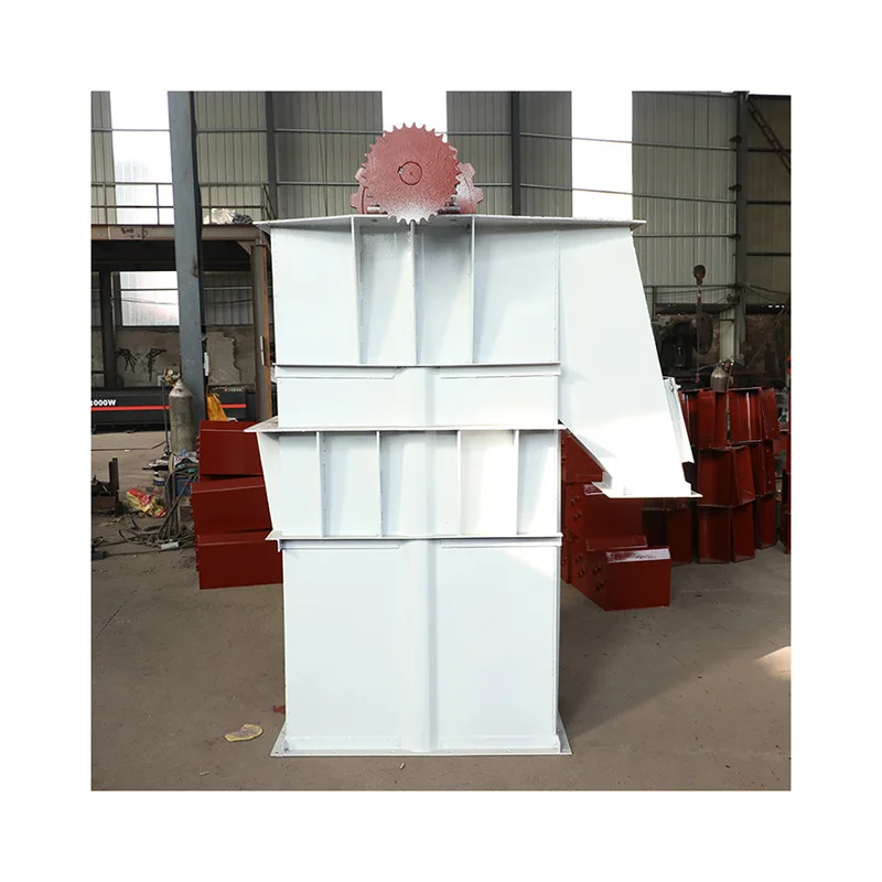 TH Type Hopper Vertical Bucket Elevator Heat Resistant Conveyor Belt Restaurant Construction Farm Used Motor Bearing Gearbox