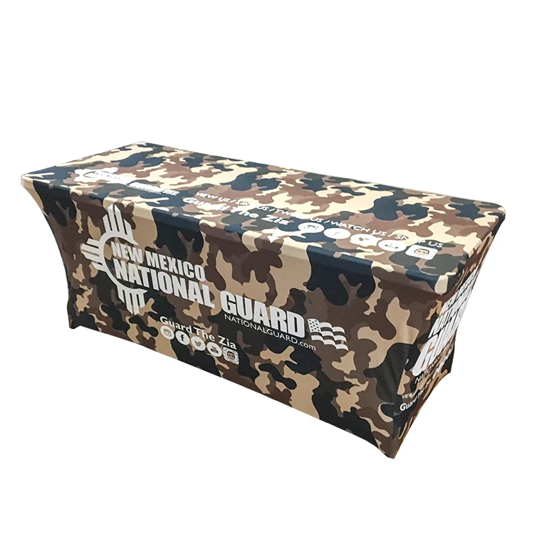 Bestful signs Spandex Table Cover 6/8ft Adaptable Elastic Full Color Table Cloths for Expo Booth