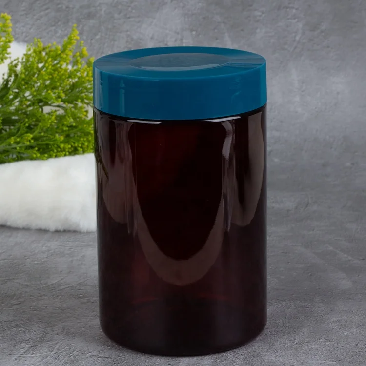 High-quality materials best-selling blue large-capacity PET multi-functional beautiful and environmentally friendly plastic cans