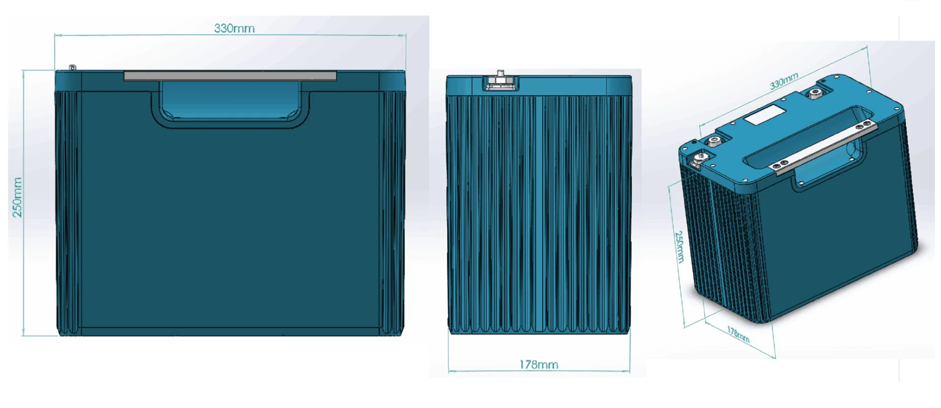 New design 36V 50AH Lifepo4 battery with LED indicator for solar/golf cart/trolling motor