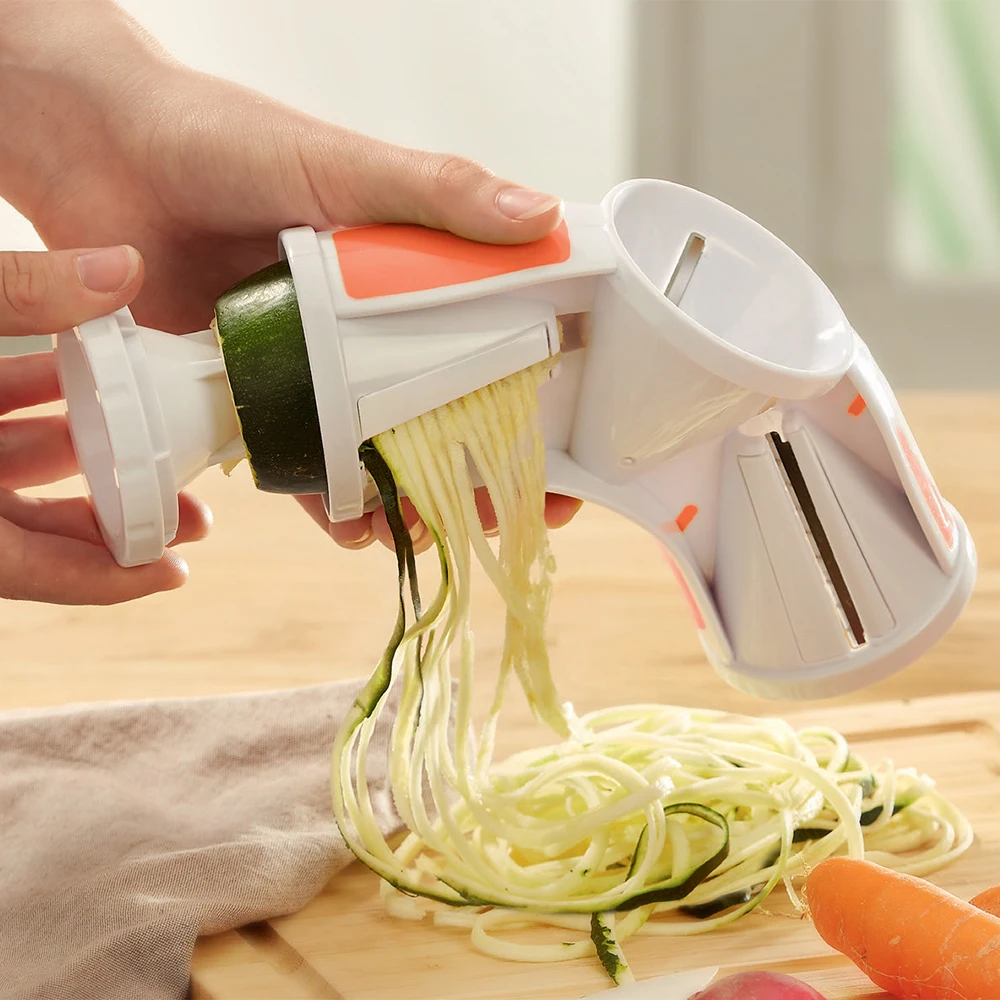 Best manual veggie spiral zucchini cucumber vegetable slicer