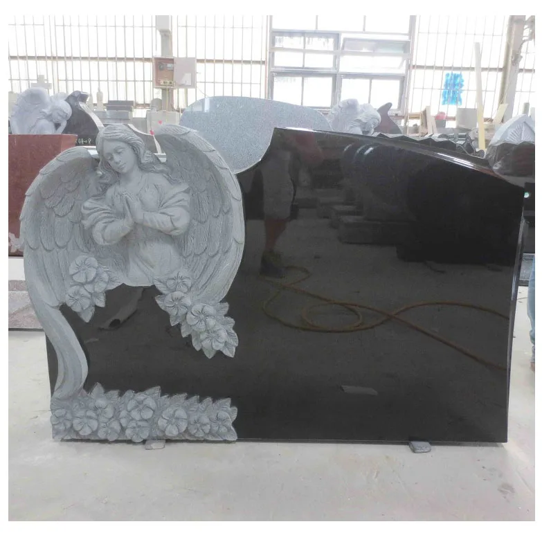 Cemetery Used Modern Design Western Style Angel Gravestone