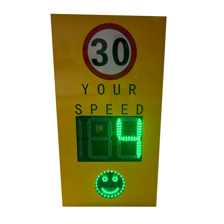 Roadway Safety Curve Warning Equipment Radar Speed Display Traffic Sign