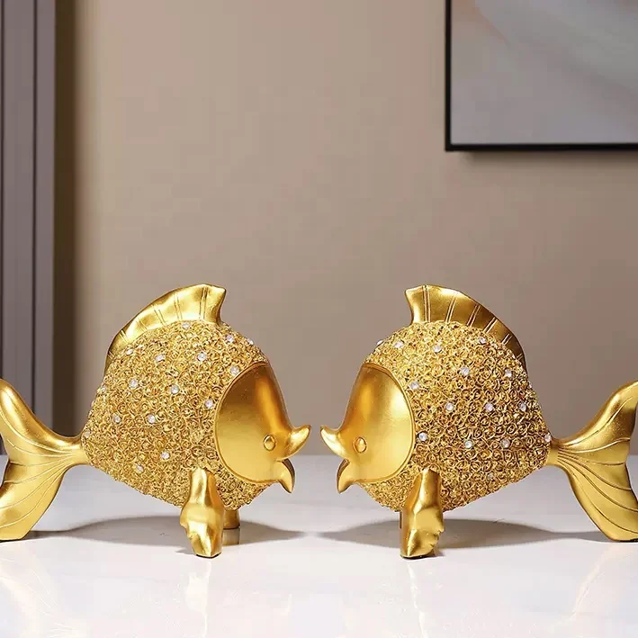 Light luxury high-end fortune office cash tree living room wine cabinet decorations housewarming gifts