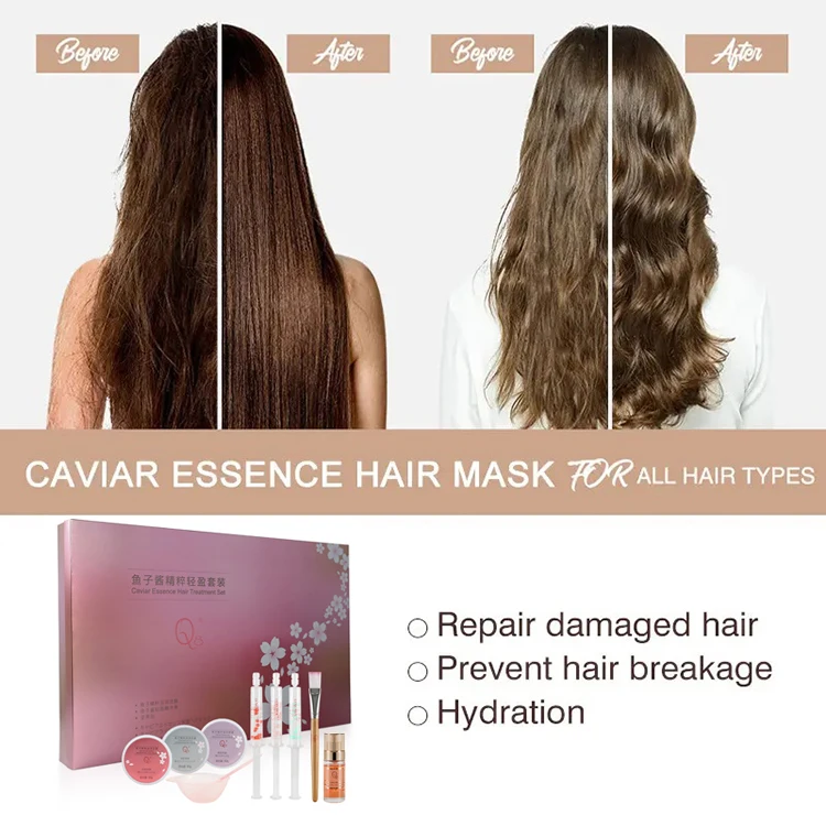 OEM wholesale price caviar organic fragrance smooth styling products beauty hair mask for dry hair
