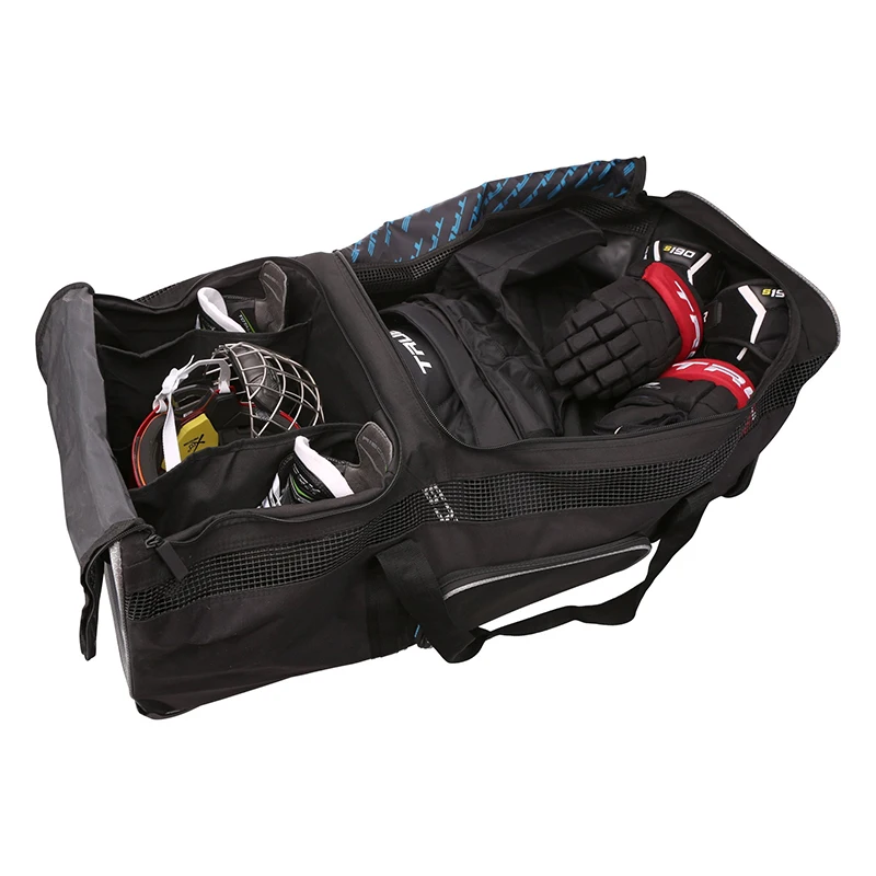 Durable Muti Compartments Sport Gear Hockey Bag with Wheels