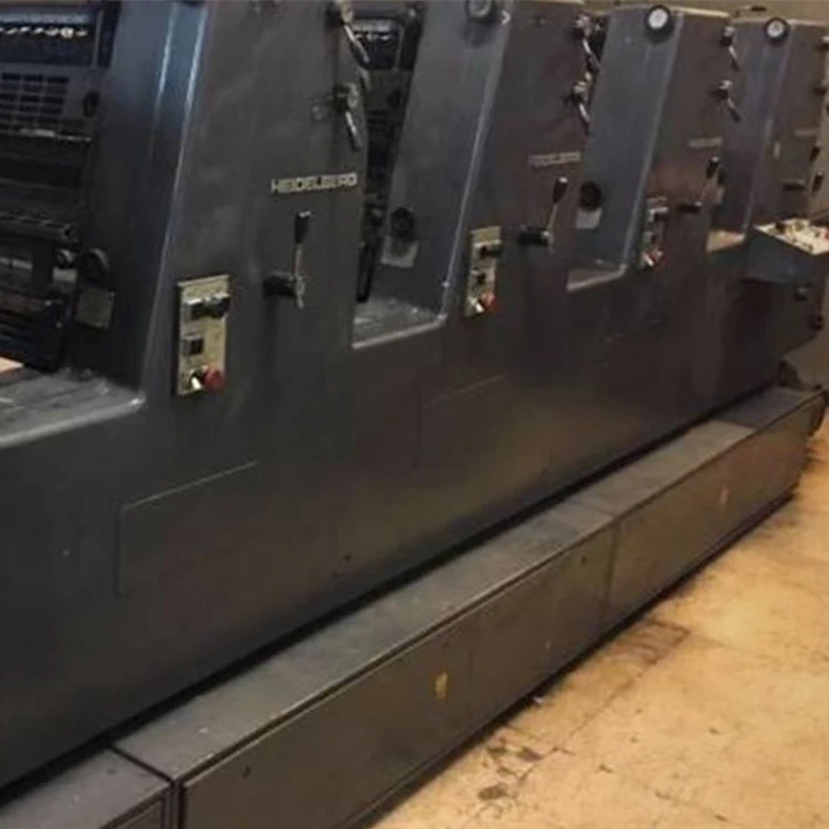 HEIDELBERG GTOF 52-5 N P (1989), распылитель порошка, офсетный пресс, б/у печатная машина