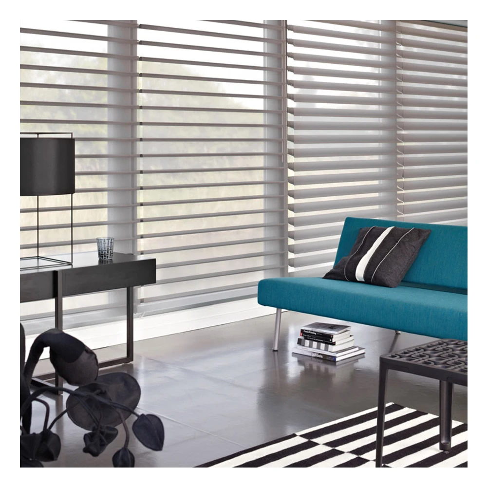 Stardeco Colorful Rainbow Blind Roller Fabric Horizontal Pattern Shangri-la Triple Shading Window Blinds