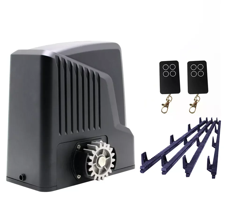 LockMaster DSR1100 DC1200KG Solar Gate Opener 24V DC Sliding Door Motor Automatic Slide Gate Opener