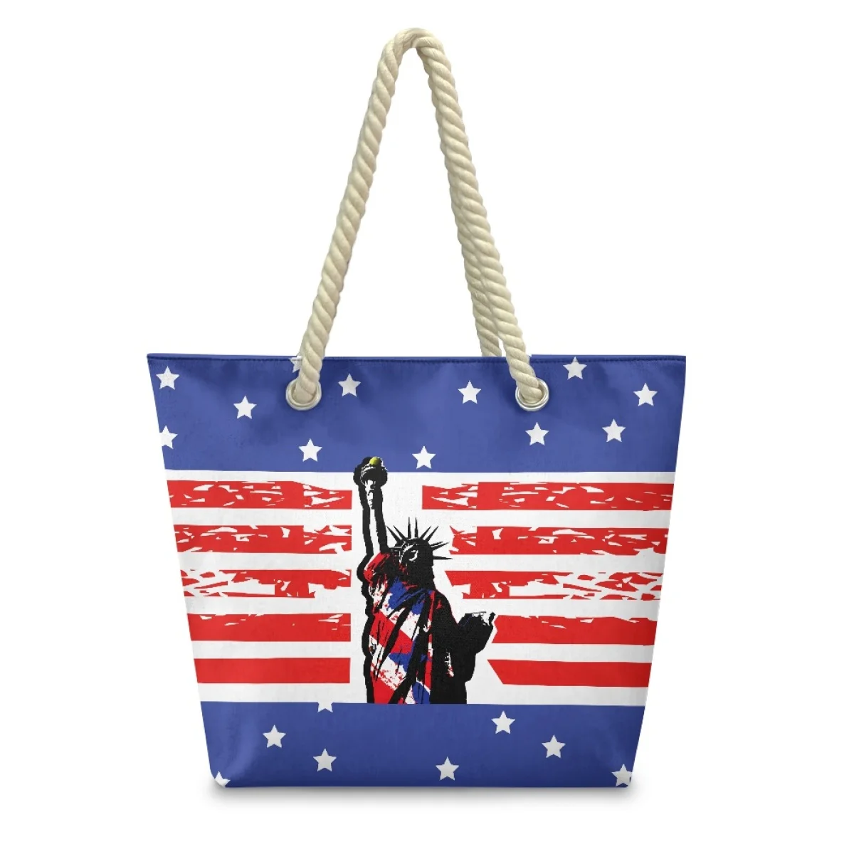 New Product 2024 Hemp Rope Tote Bag Haitian Style Custom Eco Environmentally Reused Fashion Shopper