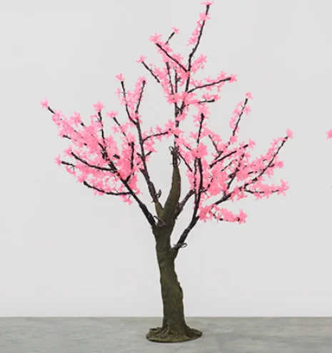 2.2m leds Outdoor Artificial LED Cherry Blossom Christmas decoration white simulation trunk led tree light
