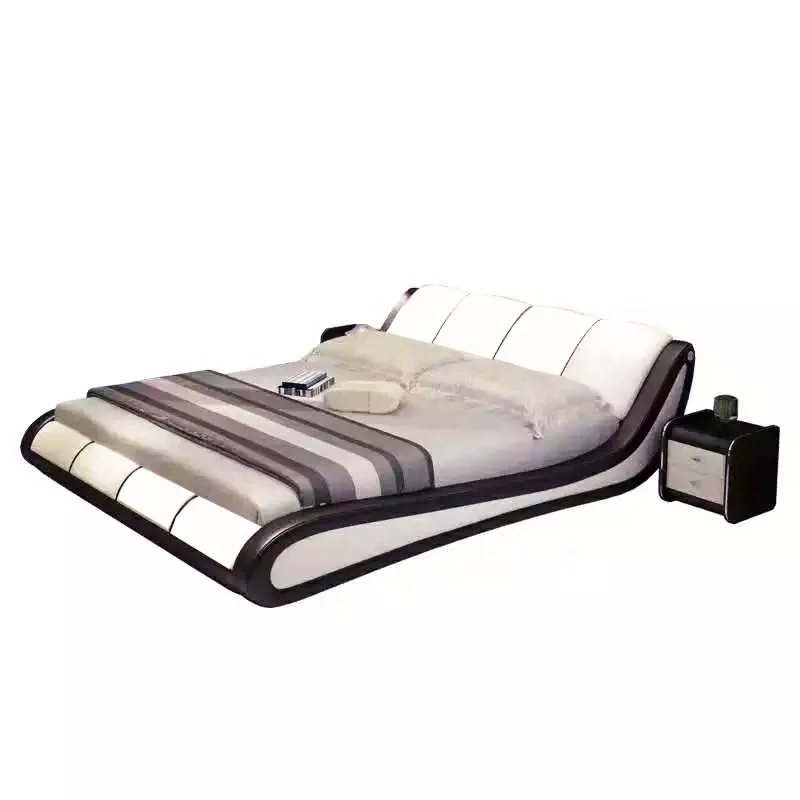 Factory Cow king Size Bed Leather