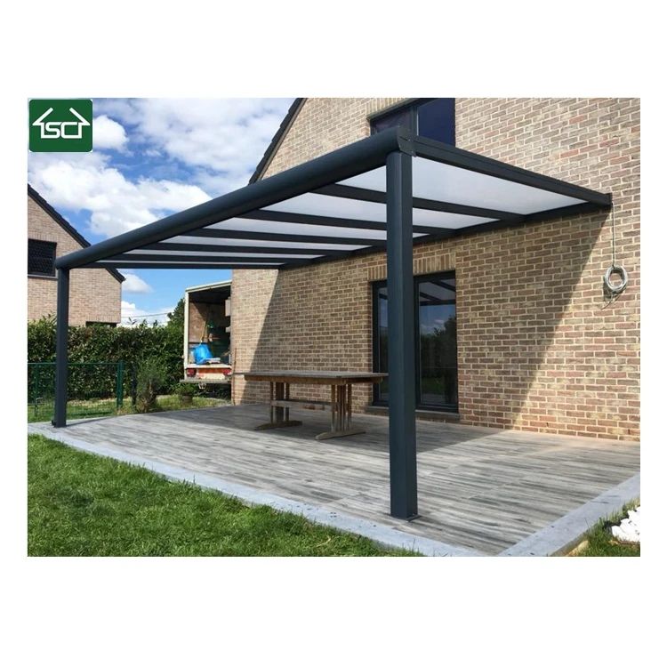 Garden Polycarbonate Roof Awning Aluminium Profiles Patio Cover Balcony Patio Cover for terrasoverkapping
