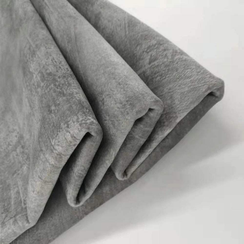 Высококачественная фланелевая ткань серого цвета для одежды, домашний текстиль