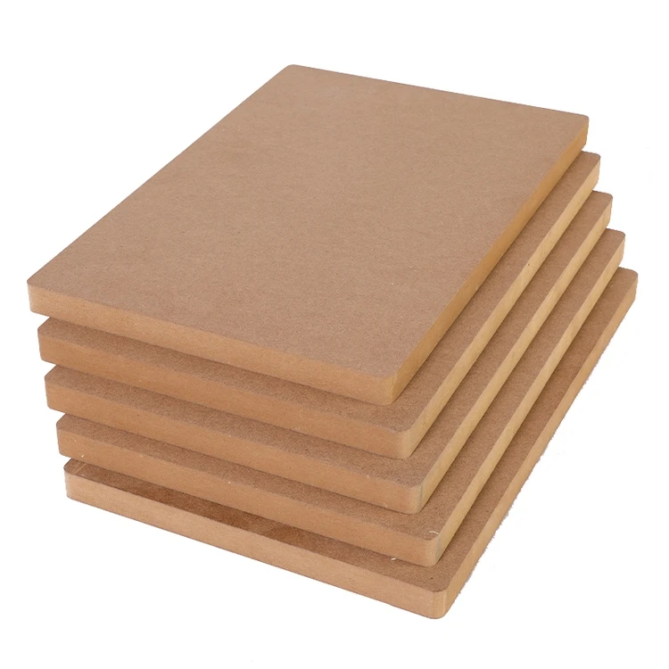 
Hot Sale Factory Direct Price Double-sided Melamine Mdf Density Fiberboard For Door Panels And Partition Walls 