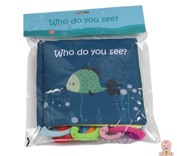 early education customized cute animal touch 3d baby cloth books for newborns