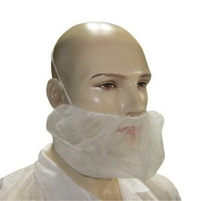 Blue Nylon Fine Mesh Beard Net Disposable Bear Cover