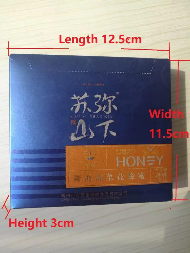 Tibetan Origin 240G Rapeseed Flowers Honey Good For Lung Nature Honey Price Good Sachet Royal Honey