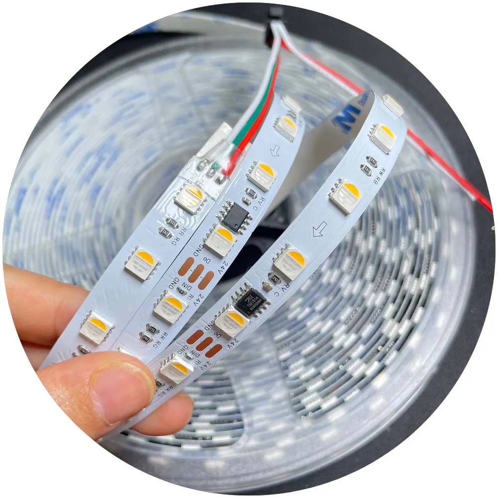 4 in 1 5 in 1 DC12V DC24V programming digital magic smd3535 smd3838 smd2835 5050 magic RGB RGBW RGBWW RGBCCT ic led strip