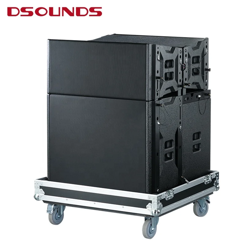 Water proof powerful subwoofer Dual 18 inch line array speaker Super woofer speaker with NEO magnet for outdoor sound system