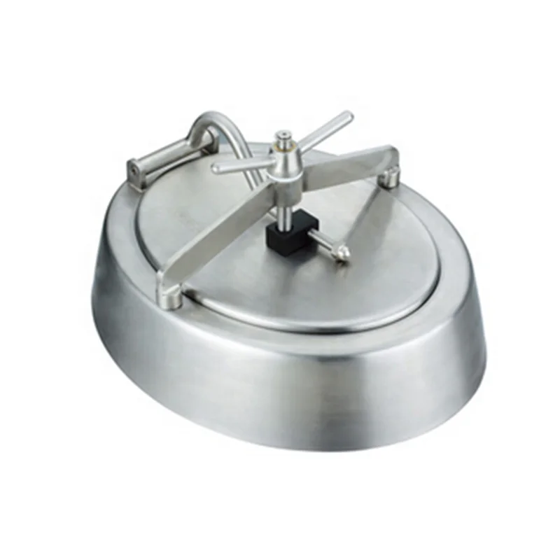 SS304 санитарная Нержавеющая Сталь овальная внутренняя рукоятка со скошенной кромкой