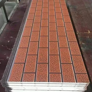 
Steel structure sandwich panel exterior wall cladding system 