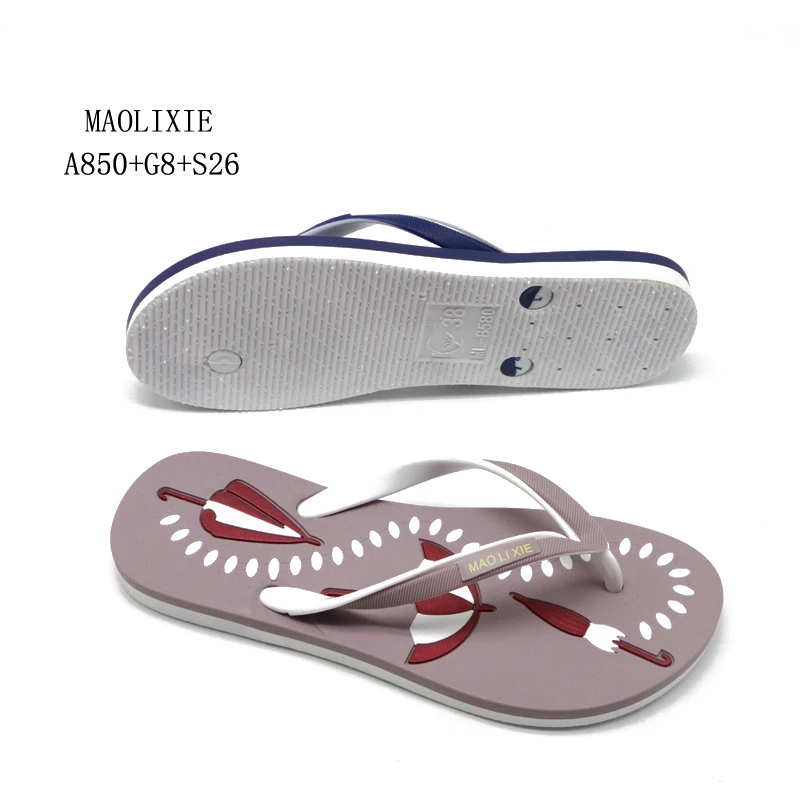 China supplier flat comfort flip flops bedroom slippers outdoor beach latest ladies chappal