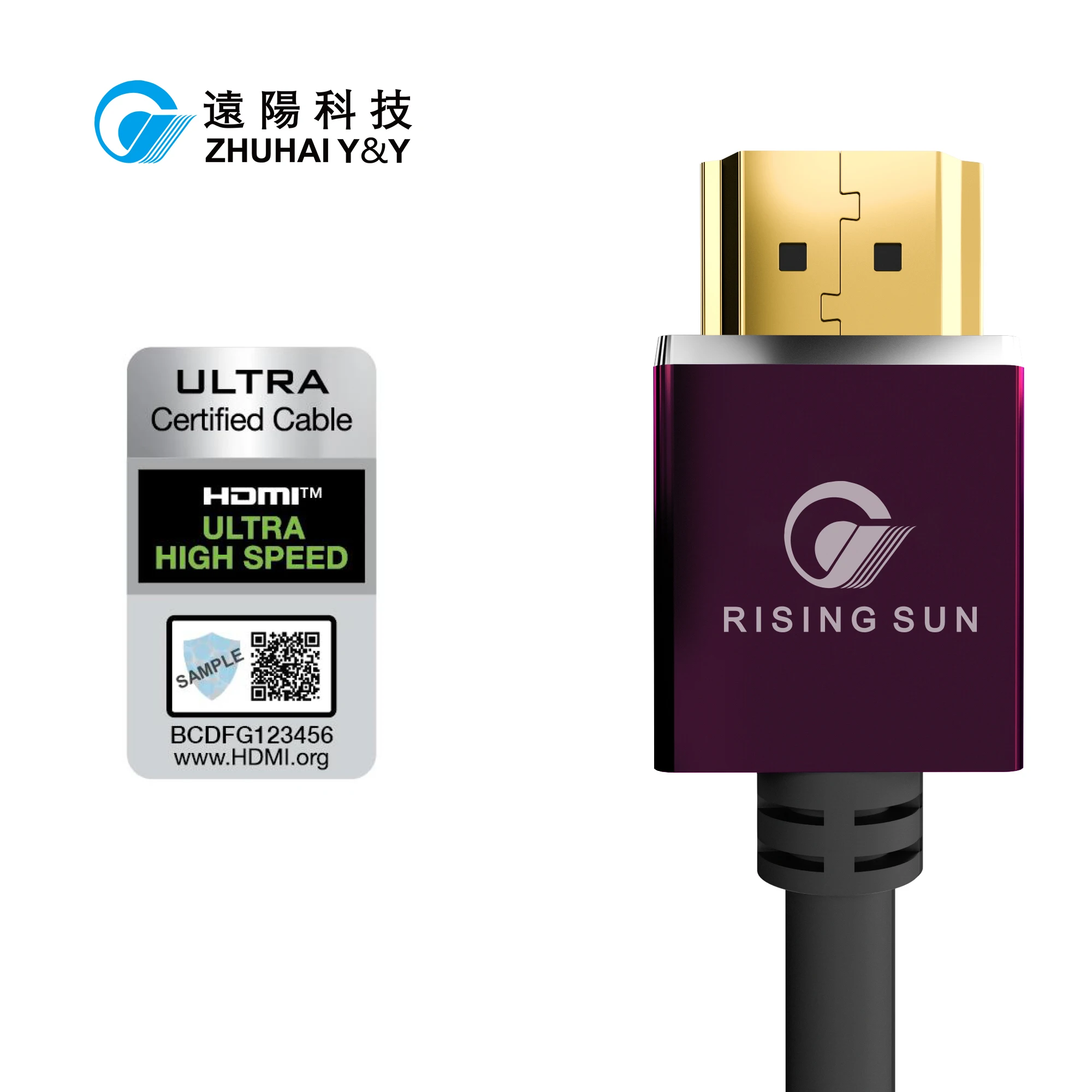 Мы работаем по OEM и ODM позолоченный высокоскоростной кабель HDMI Поддержка 3D 8K 4K 2160P